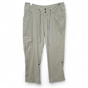 Columbia Pants Womens 6 Short Beige Omni Shield Advanced Repellency Outdoor